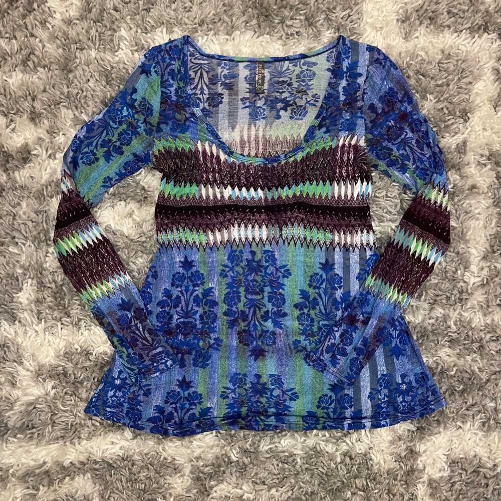 Free People Long Sleeve Blouse